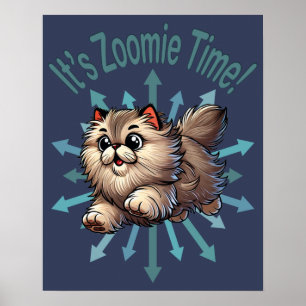 Póster Es el gato persa de Zoomie Time