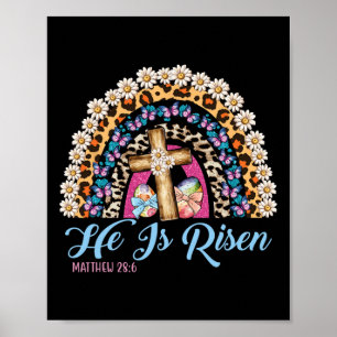 Póster Es el leopardo arcoiris de Risen, feliz Pascua
