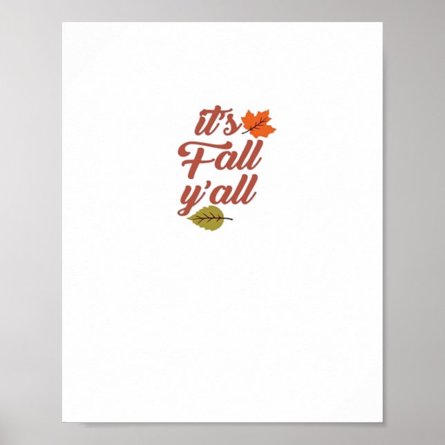 Póster Es el meme de moda del otoño (Frente)