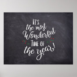 Póster Es el momento más maravilloso del año Navidades