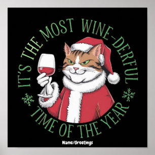 Póster Es el momento más maravilloso del año para el vino