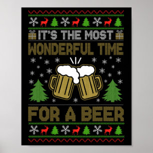Póster Es el momento más maravilloso para un Santa feo de
