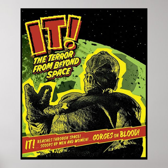 Póster Es el terror desde el espacio (Frente)