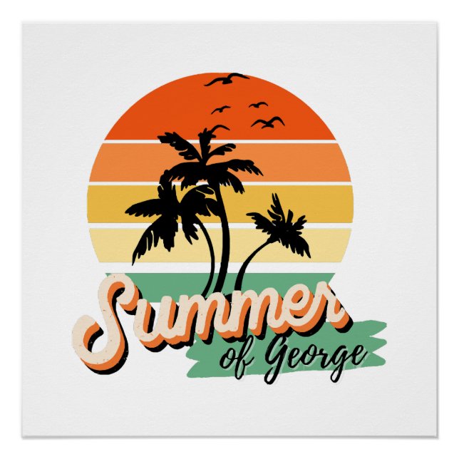 Póster Es El Verano De George (Anverso)