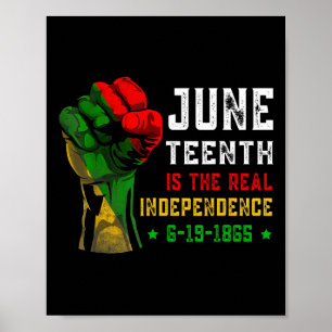 Póster Es el verdadero Día de la Independencia 1865 Orgul