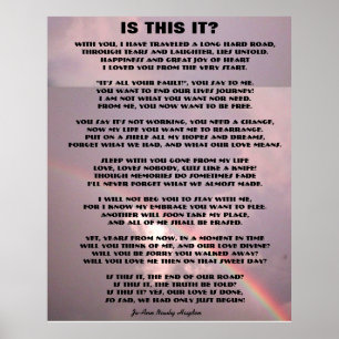 PÓSTER ¿ES ESTO? POSTER POEM