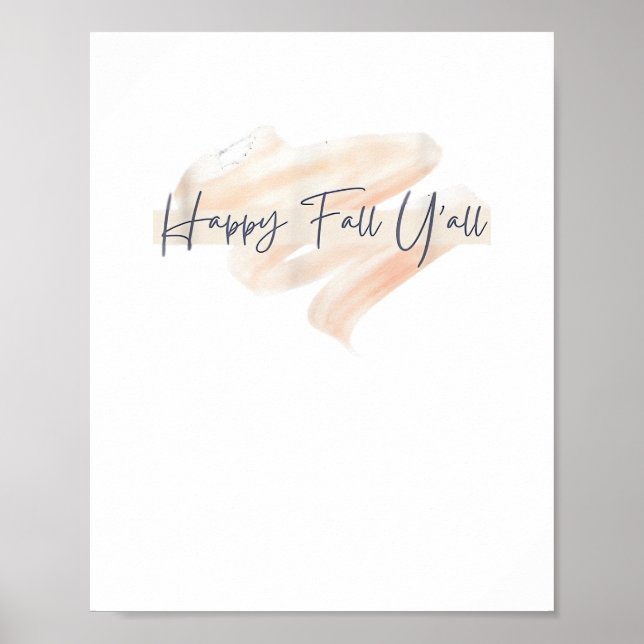 Póster Es Fall Y’all Beagle Cute Dog Lover Fall Thanksg (Frente)