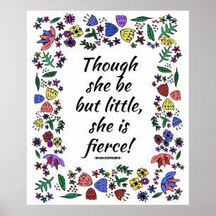 Póster Es Fierce (18x24)