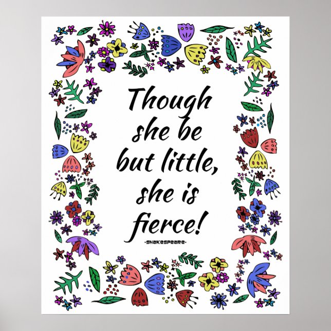 Póster Es Fierce (18x24) (Frente)