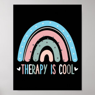 Póster Es Genial Conciencia de Salud Mental Terapeuta Aut