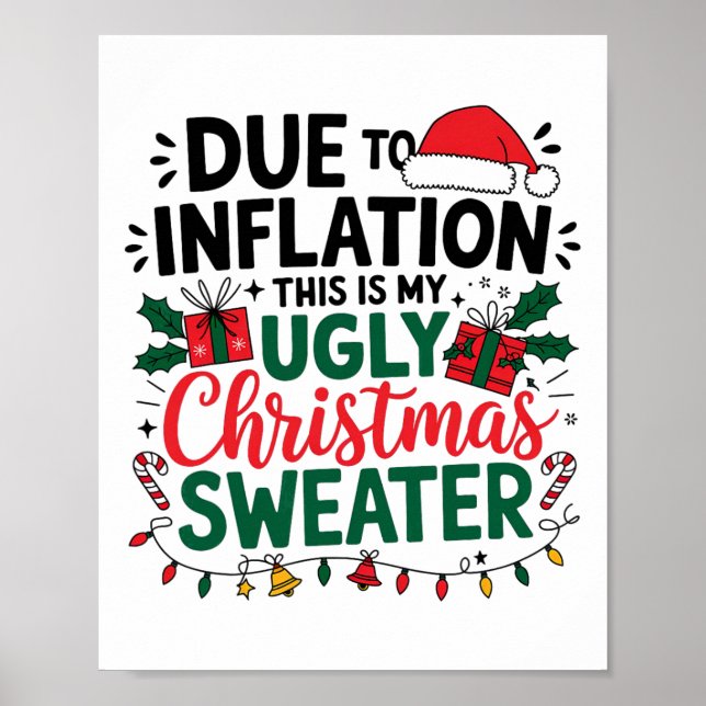 Póster Es Gracioso Debido A La Inflación, Esto Es Para Mi (Frente)