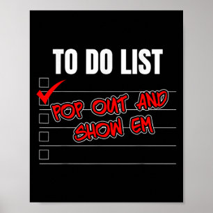 Póster Es Gracioso Hacer Lista Salir Y Motivar A Los