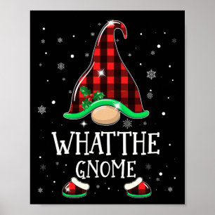 Póster Es gracioso lo que Gnome Buffalo puso Navidades co