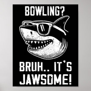 Póster Es gracioso que los niños de tiburones jawsome est
