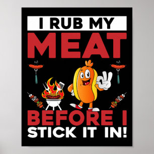 Póster Es Gracioso Que Me Arroje La Carne Antes De Pegarl