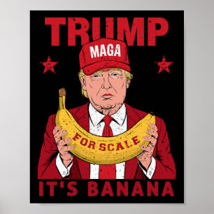 Póster Es gracioso que sea banana para las escalas de Tru