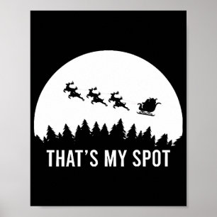 Póster Es gracioso que sea mi sesión de Navidad en Sleigh