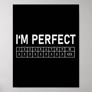 Póster Es gracioso que sea perfecto para jugar 300