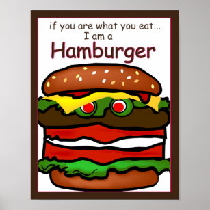 Póster Es gracioso que soy Poster de Hamburger