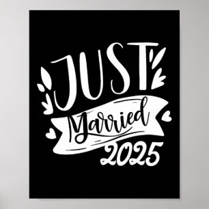 Póster Es Gracioso Recién Casado 2025 Cute Bride Y Groom 