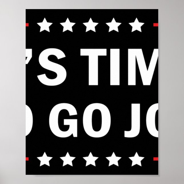Póster Es hora de irse Joe (Frente)