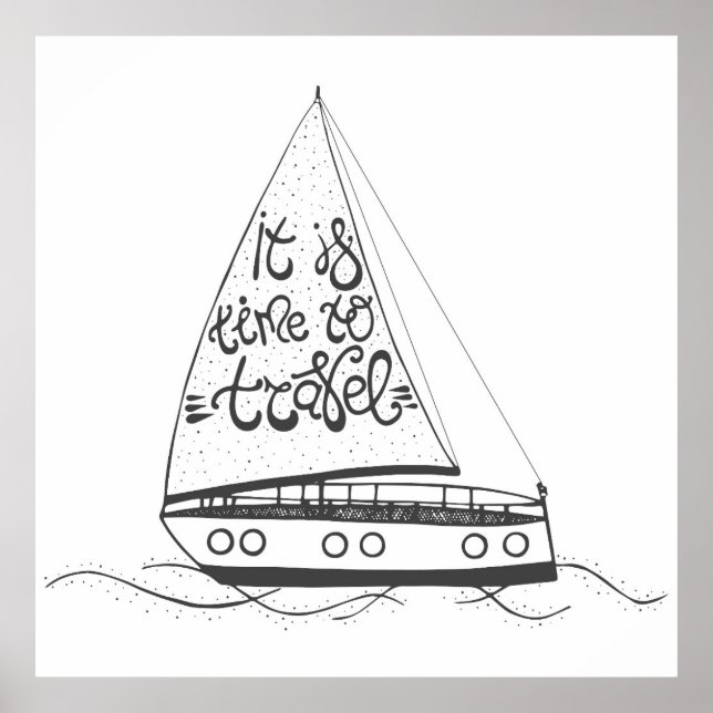 Póster Es Hora De Viajar (Frente)