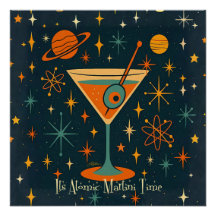 Es hora del Martini Atómico Estrellas Cósmicas