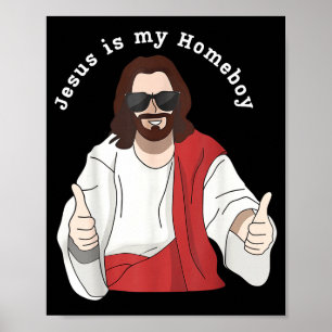 Póster Es Jesús cristiano de barrio Fe cristiana Religios