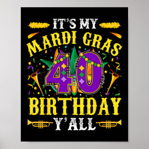 Póster Es la celebración del cumpleaños número 40 del Mar