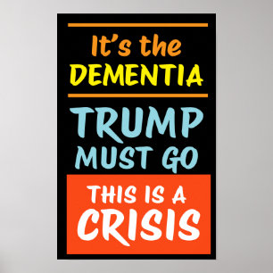 Póster ES LA DEMENCIA   BO   Protesta