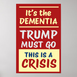 Póster ES LA DEMENCIA RY Protesta
