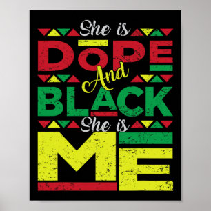 Póster Es La Droga Y Negro Ella Es Yo La Historia Negra M