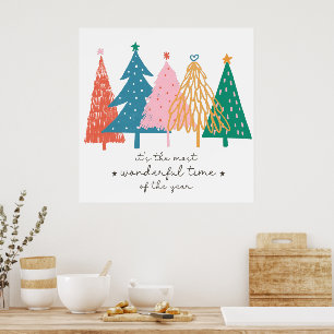 Póster Es la época más maravillosa del año Navidades