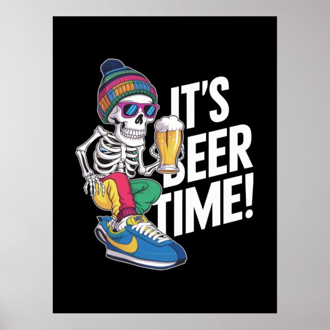 Póster Es la hora de la cerveza (Frente)