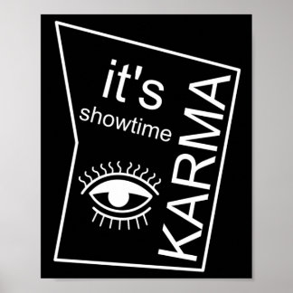 Póster Es la hora de la verdad Karma