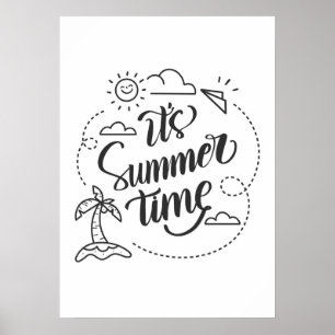 Póster Es la hora del verano
