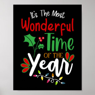 Póster Es La Hora Más Maravillosa Del Año Navidades