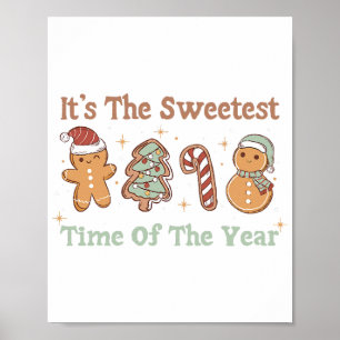 Póster Es la mejor época del año de divertidas navidades