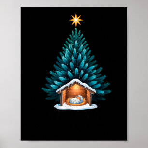 Póster Es La Razón Bebe Jesús Pesebre Natividad Navidad