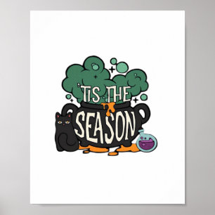 Póster Es La Temporada Clásico Minimal Simple
