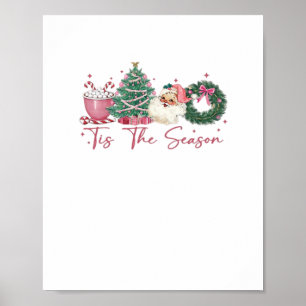 Póster Es La Temporada Feliz Navidad Navidades Lindas Cam