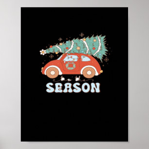 Póster Es La Temporada Minimal Limpio