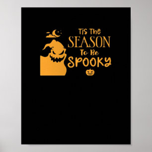 Póster Es La Temporada Para Halloween Espeluznante Sarcás