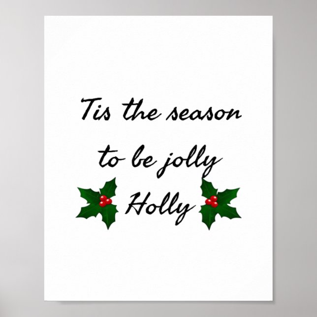 Póster Es la temporada para ser Holly (Frente)