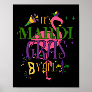 Póster Es Mardi Gras Y'all Nueva Orleans Nueva Orleans Lo