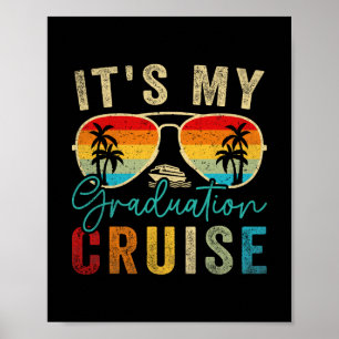 Póster Es mi crucero de graduación viaje de graduación cr