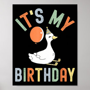 Póster Es mi cumpleaños Familia Tonta Mujeres Hombres Niñ