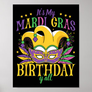 Póster Es mi cumpleaños, Mardi Gras