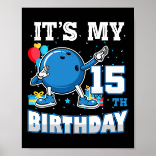 Póster Es mi decimoquinto cumpleaños, la bolera de baile