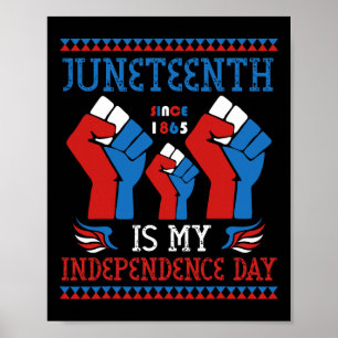 Póster Es mi Día de la Independencia desde el Azul Blanco